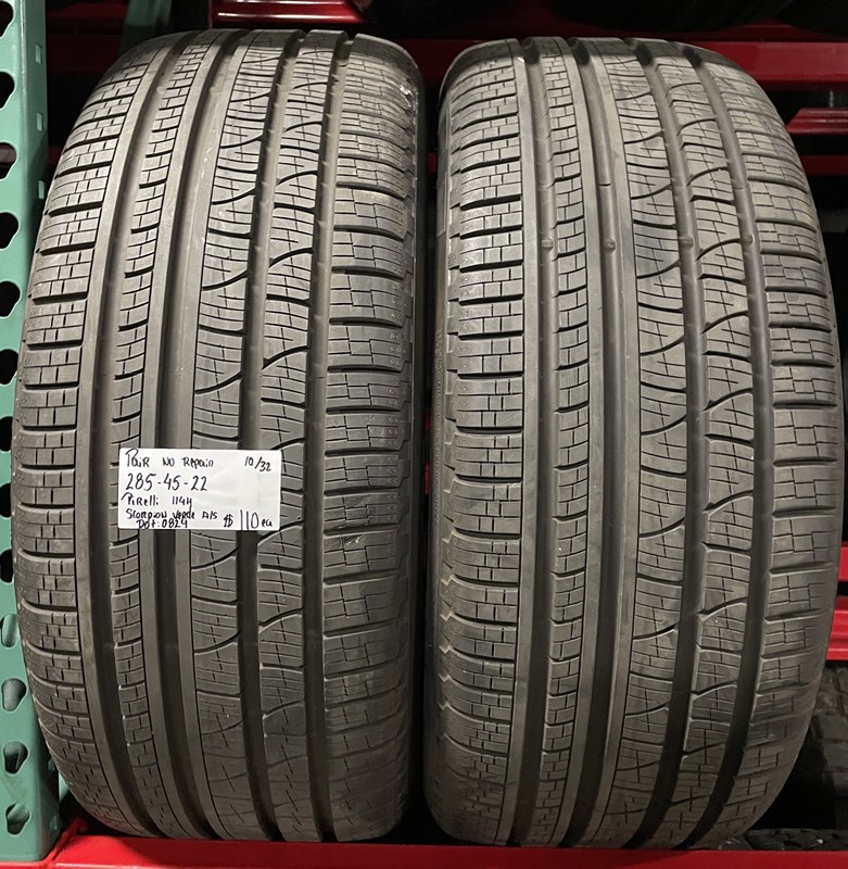 285/45/22 Pirelli 